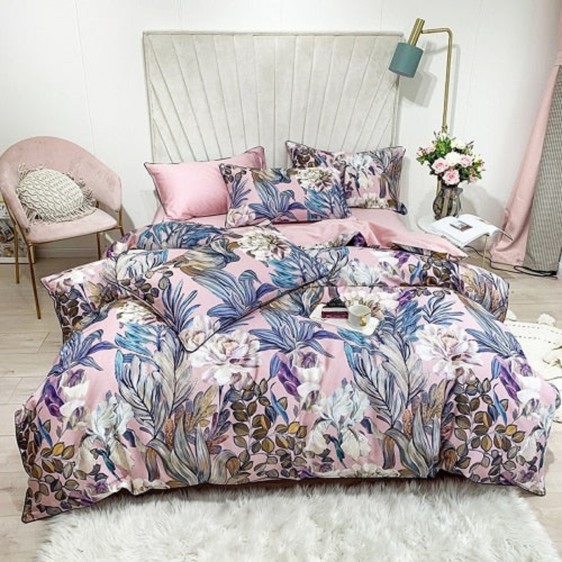 Conjunto de Roupas de Cama Algodão Egípcio Luxury Confort 4 Peças